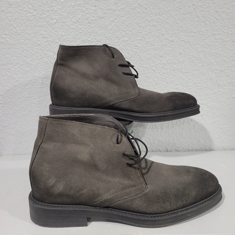 To Boot New York Adam Derrick Danil Chukka Men Size 7 Gray Suede Lace Up